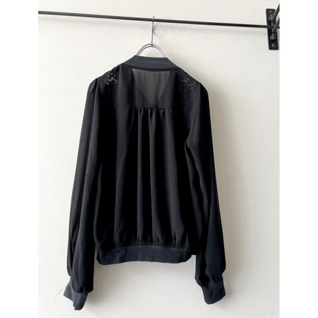 Lace Design Sheer Short JKT
