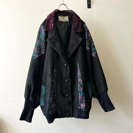 90's Switch Pattern Design Wool JKT