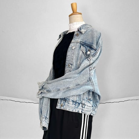 "remake" Drawstring Line Design Long Track Skirt