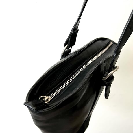 agnes b. Leather Duffle Shoulder Bag