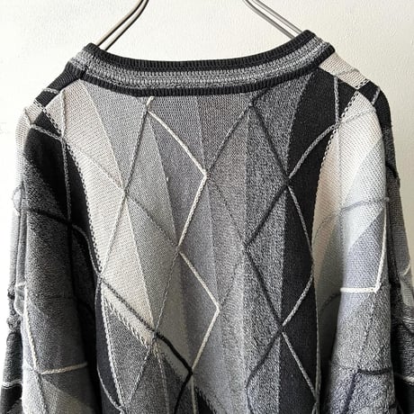 90's Tundra 3D Design Knit Sweater