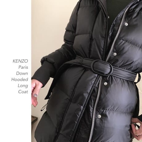 KENZO Paris Down Hooded コート