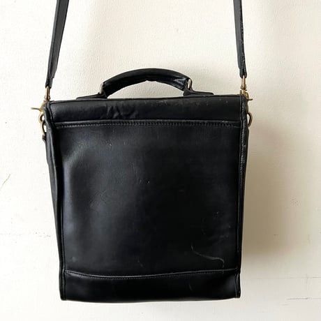 80's Old COACH Flap Design Shoulder Bag (made in USA)
