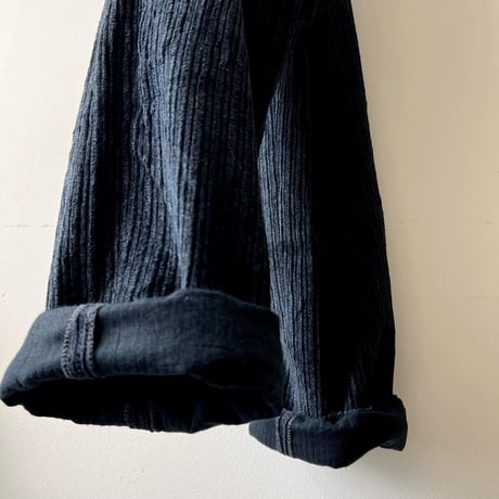 "Resize" Cotton Corduroy Tuck Pants