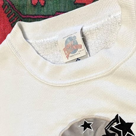90's Planet Hollywood Embroidery & Patch Big Logo Sweat (made in USA)