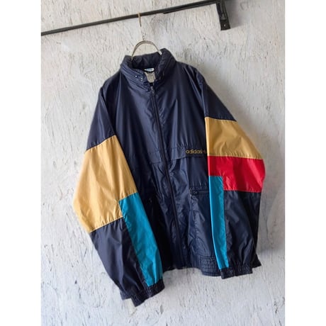 80-90's adidas Logo Print Nylon JKT