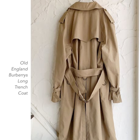 90's England Burberrys Longトレンチコート