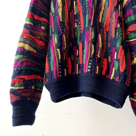 90's Limnos 3D Design Knit Sweater (made in Australia)