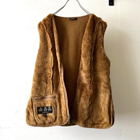 Old barbour Fur Liner Vest