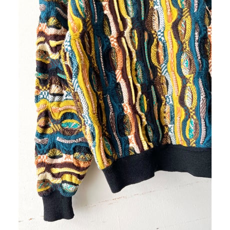 80-90's Euro 3D Knit Sweater