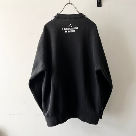 90's Rickson Gracie " MUHAI " Embroidery Design Sweat