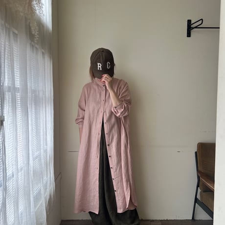 【即納品】シャツワンピース