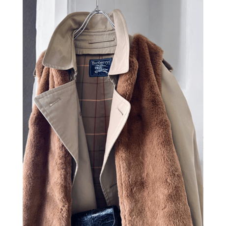 70-80's Burberrys' Long Trench Coat (made in England)