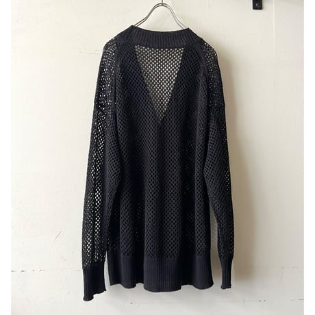 Mesh Knit See-through Cardigan