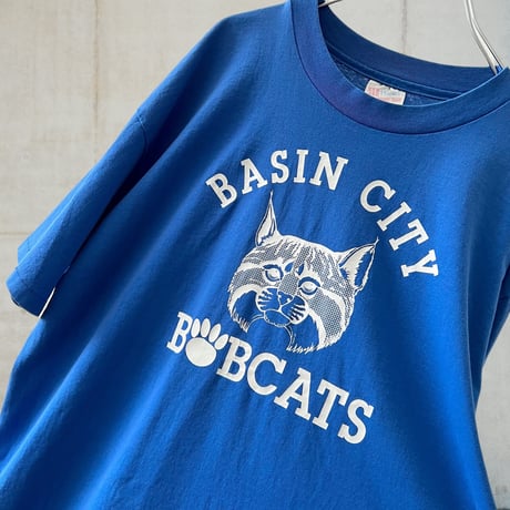 90's Hanes "Cat Logo" Print Tee (made in USA)