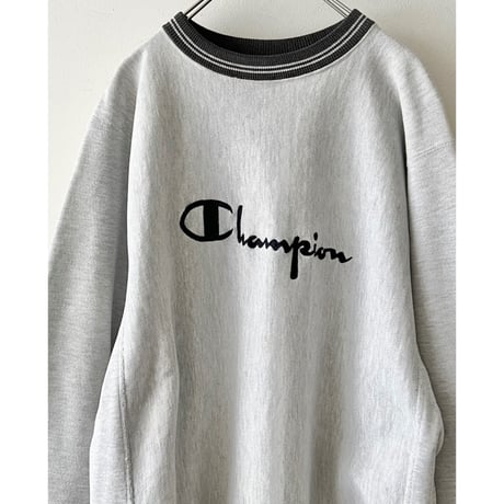 90's Champion Reverse Weave Embroidery Logo Sweat (made in USA)