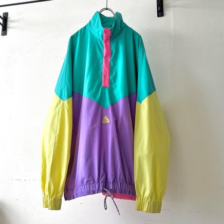 80-90's Crazy Pattern Cotton Pullover