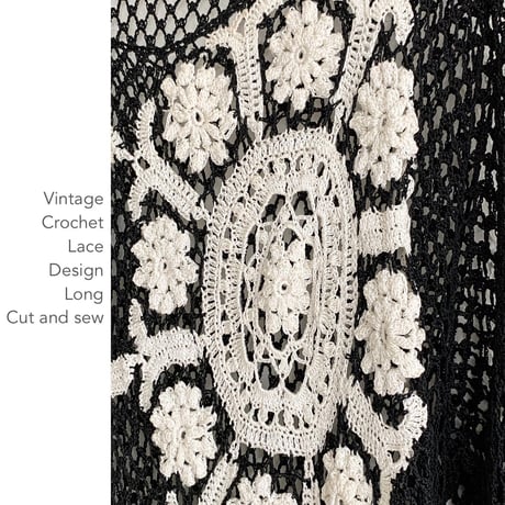 Embroidery Design Crochet Laceカットソー