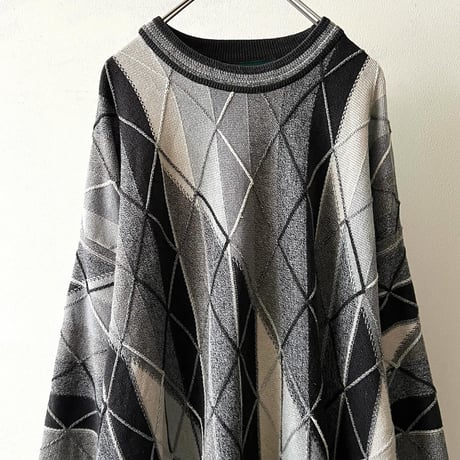 90's Tundra 3D Design Knit Sweater