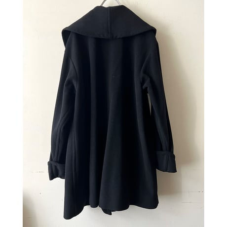 Vintage Melton Wool Cape Coat