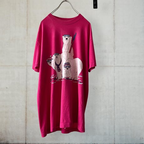 Vintage Polar bears Print Tee