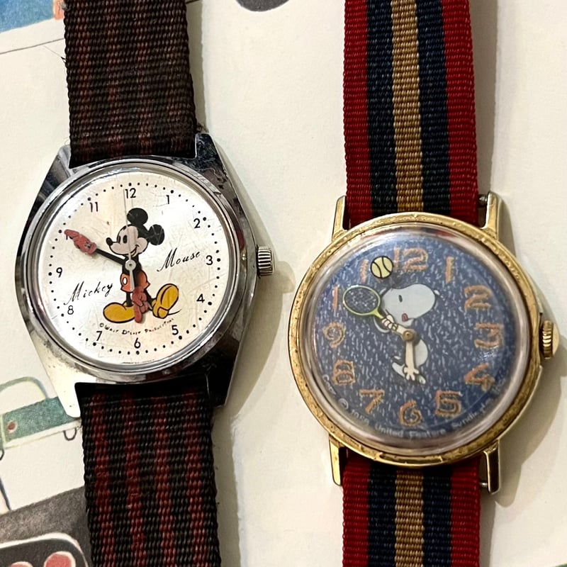 ︎ 50-60's Vintage Snoopy 手巻き腕時計 | Taffee onlin