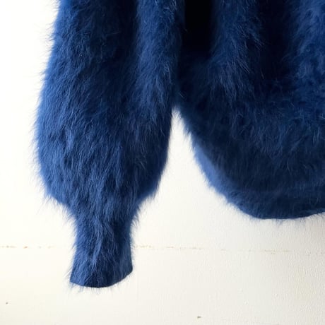Vintage Leather & Angola Fur Design JKT