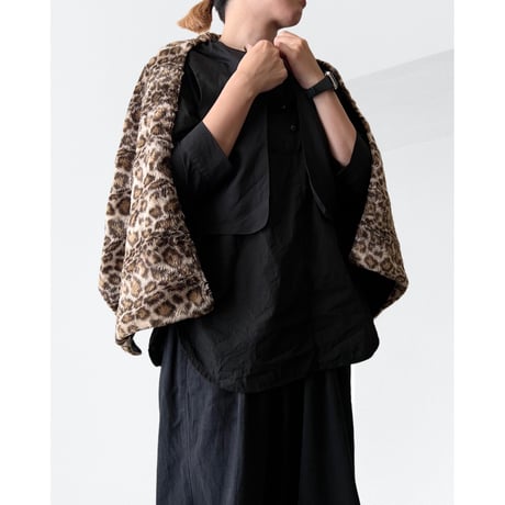 des GARCONS Leopard Pattern Fake Fur Bolero (2008aw)