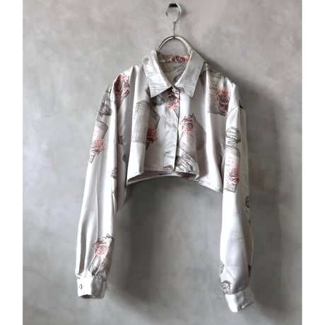 Vintage Scarf Pattern  Short Remake Blouse
