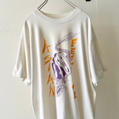 90's fruits of the loom Asian festival Print Tee (made in USA)