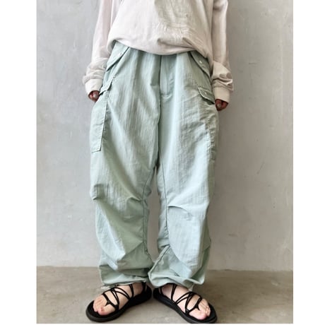 " Ice Green Dyed Remake " US ARMY Snowcamo Cargo Over Pants