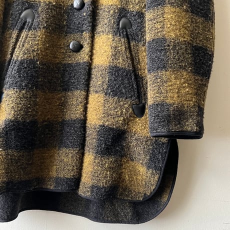 ISABEL MARANT ÉTOILE Plaid Pattern Wool Coat (made in Poland)