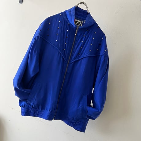 80-90's Beads Design Silk JKT
