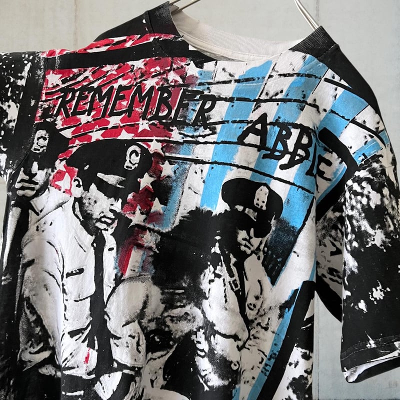 90s Mosquitohead The Stooges Iggy Pop Tシャツ Lサイズ All over