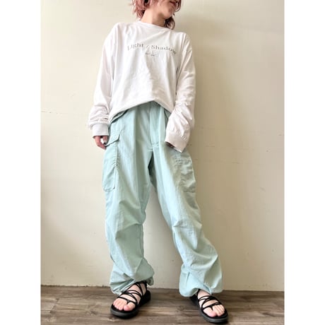 " Ice Green Dyed Remake " US ARMY Snowcamo Cargo Over Pants