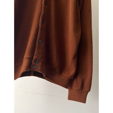 60-70's IZOD Embroidery Logo Acryl Knit Cardigan (made in USA)