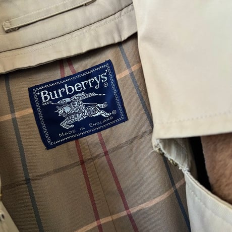70-80's Burberrys' Long Trench Coat (made in England)