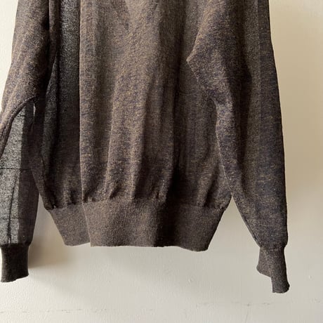 Linen mix Sheer Cardigan