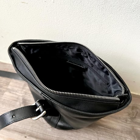 agnes b. Leather Duffle Shoulder Bag