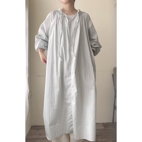 【即納品】スキッパーギャザードレス