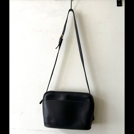 90's OLD COACH Leather Shoulder Bag ( made in USA )