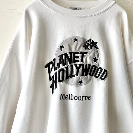 90-00's Planet Hollywood Embroidery Logo Sweat