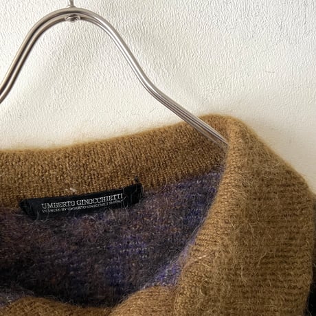 Vintage Mohair Knit Short Sweater