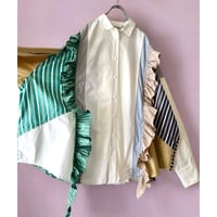 GENE HEAVENS(jp) Remake Like Frill Design Over Shirt