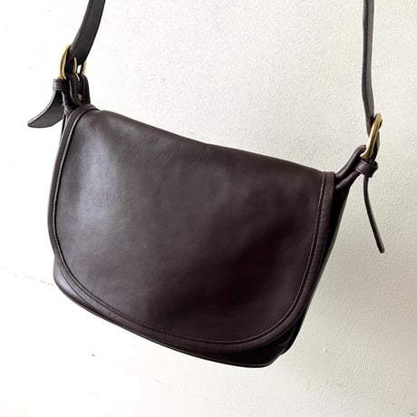 Old Coach Flap Design Shoulder Bag (made in USA)
