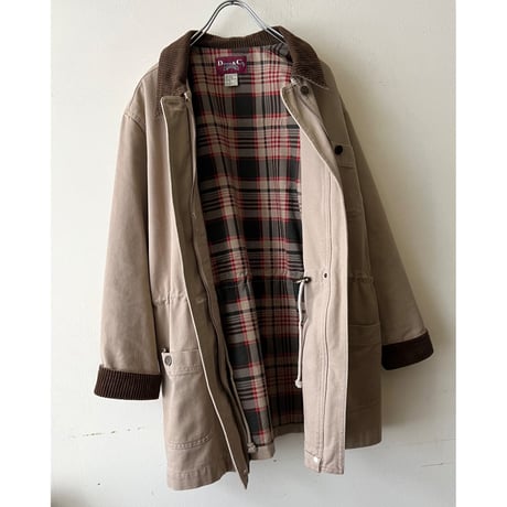 90's Denim & co. Corduroy Collar Hunting JKT