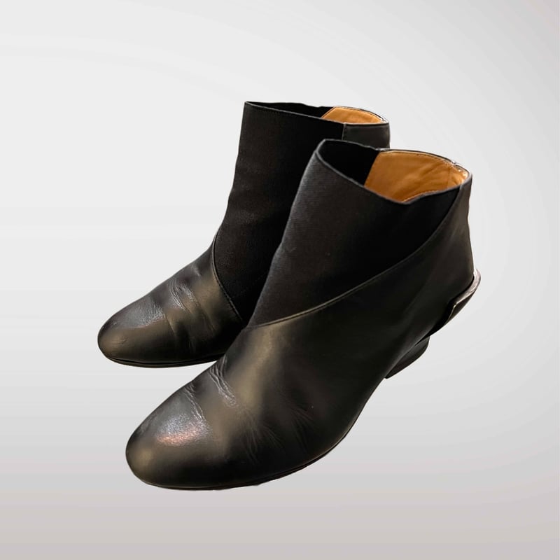 ISSEY MIYAKE × un Metal Heel Goa Short Boots |