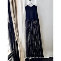 Long Fringe Summer Knit No-sleeve Dress