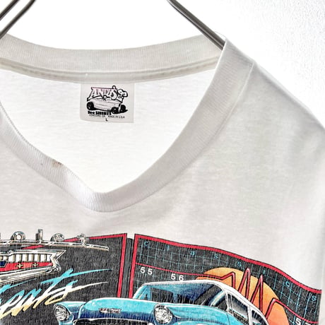 90's Andy's Classic Car Print Tee (made in USA)