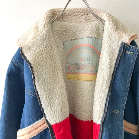 80-90's Euro Boa Denim JKT (made in Italy)